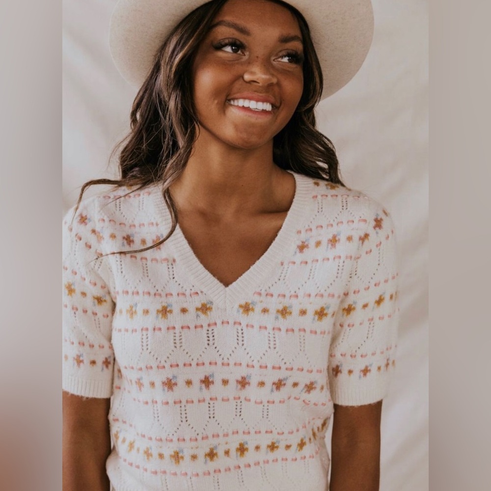 ROOLEE “More Than A Melody” Top in Cornsilk | Size Medium *Gently Used*